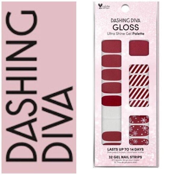 DASHING DIVA - NWT - Gloss Ultra Shine Gel Palette in Peppermint Marvel. Easy!🎄 - Picture 1 of 16